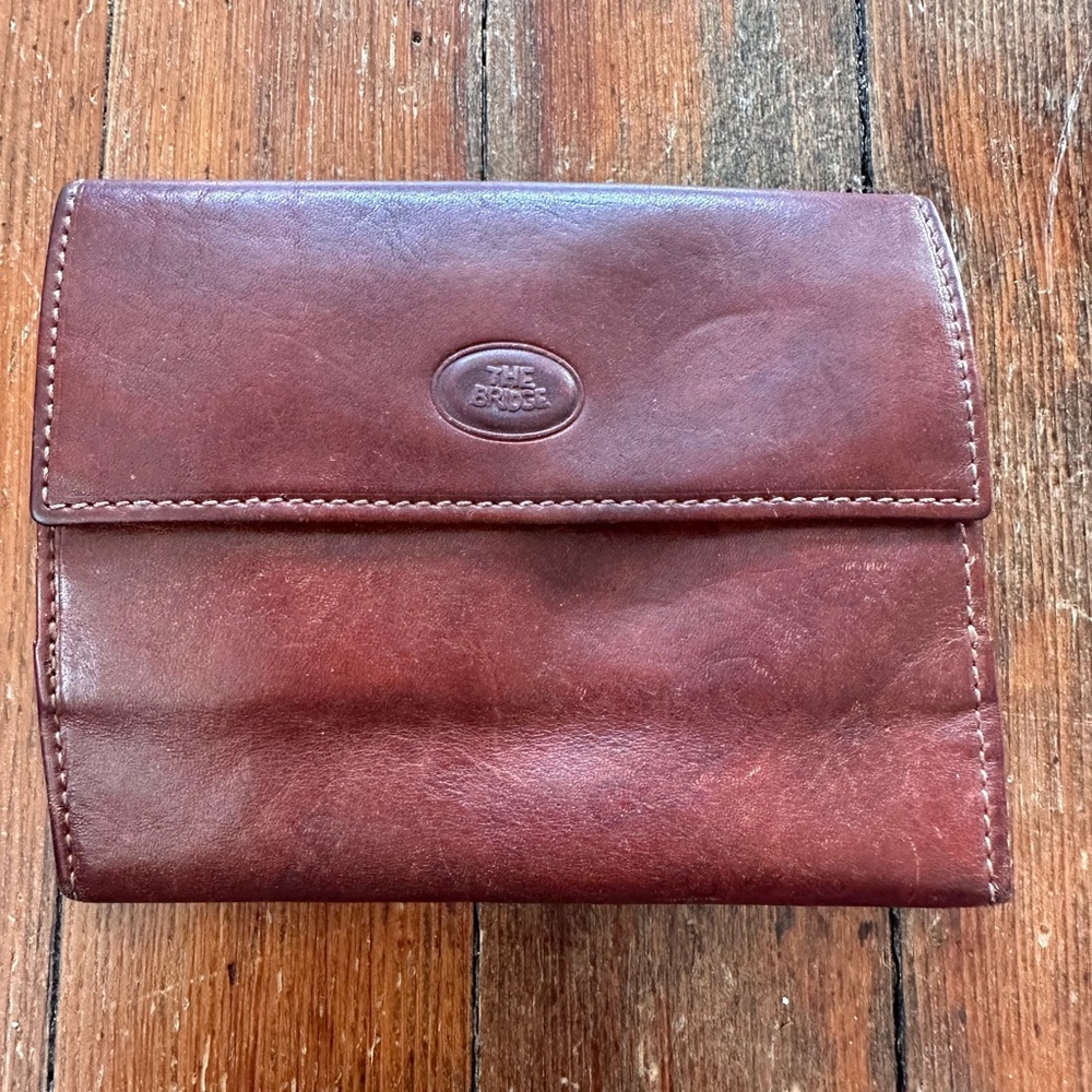 Vintage The Bridge brown leather wallet